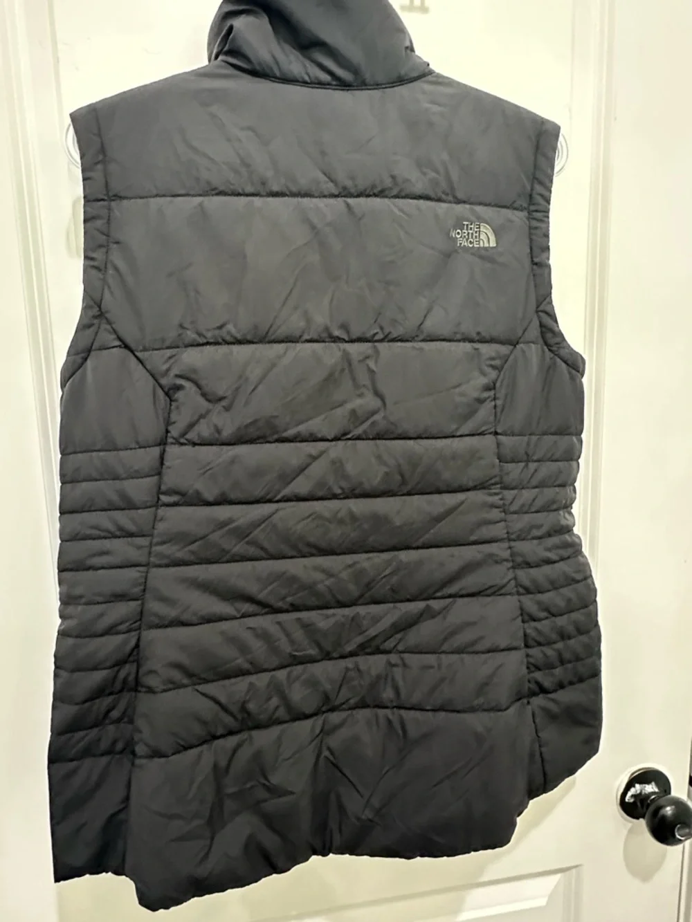 The North Face Women’s Black Quilted Puffer Vest SZ L